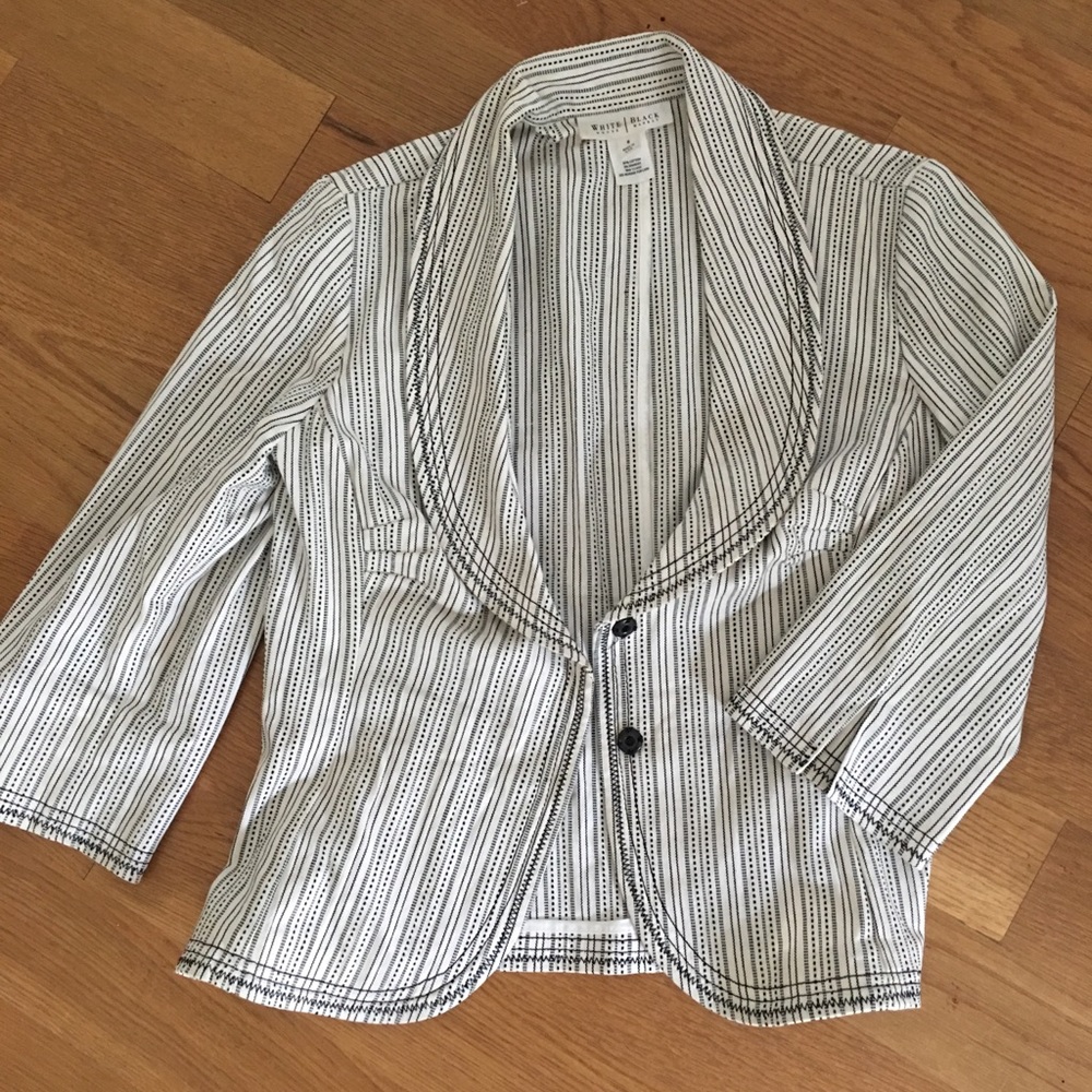 WHBM Cotton Stripe Jacket